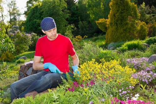 Encrypted payment processing for landscaping services
